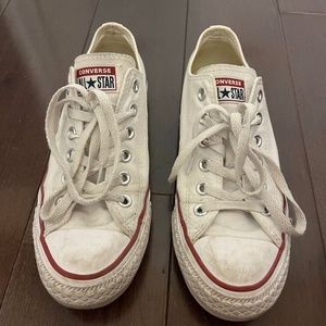 White Converse Chuck Taylor Sneakers